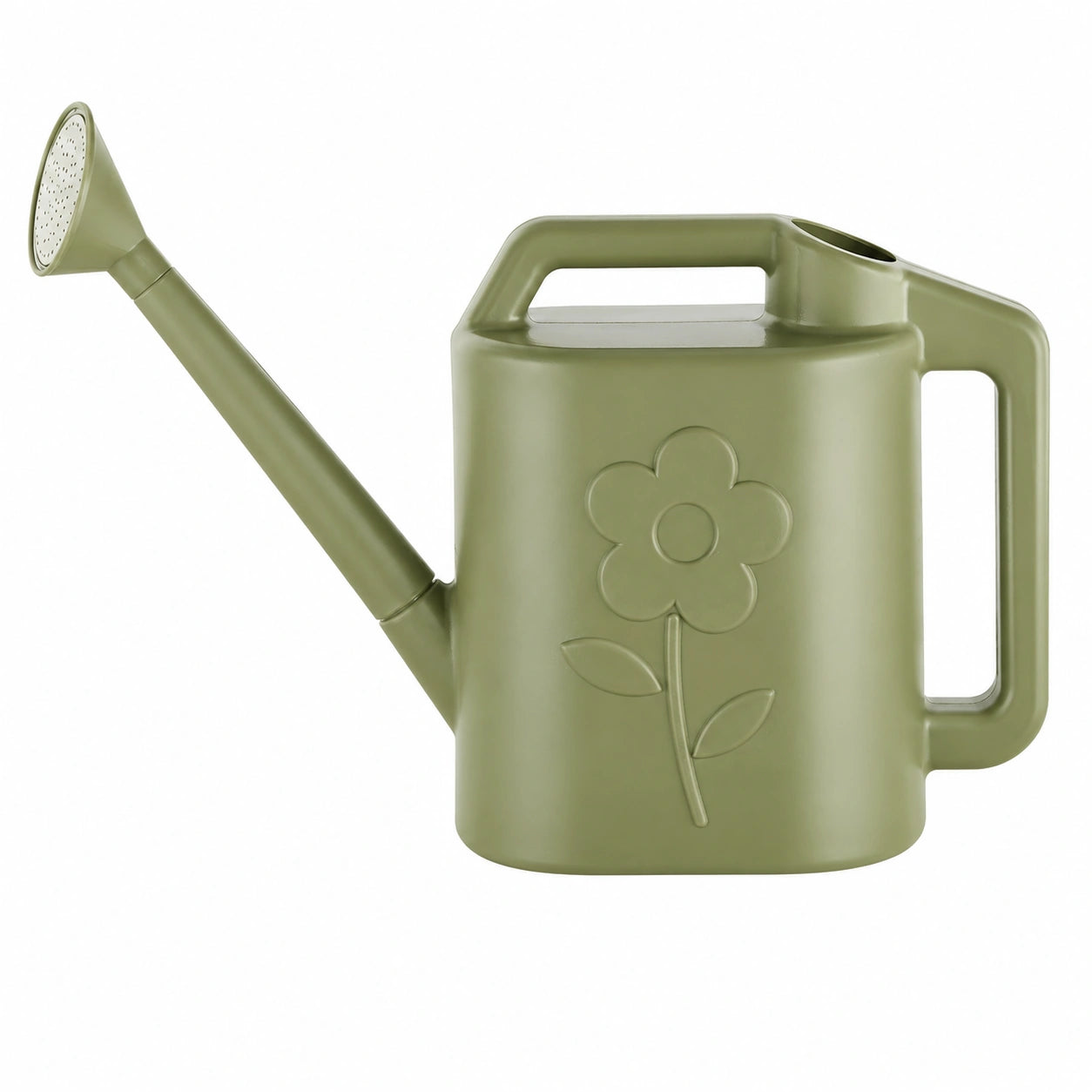 Arrosoir de Jardin Vert avec Motif Fleur 5L