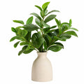 Plante Artificielle avec Pot en Terre Cuite et Feuillage Vert 60 cm