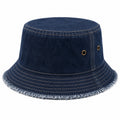 Chapeau Bob en Denim Bleu Unisexe