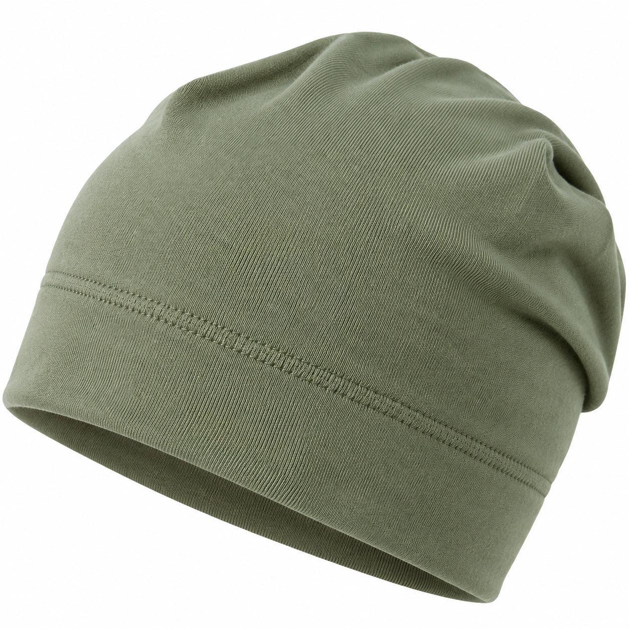 Bonnet Ajusté Uni Kaki pour Toutes Saisons