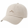 Casquette brodée classique beige pour adultes