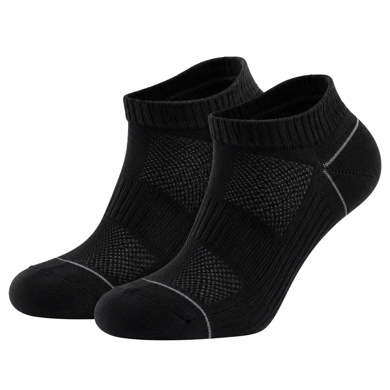 Chaussettes Courtes Respirantes pour Adultes - Noires