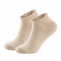 Chaussettes courtes beige pour adultes