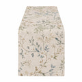 Chemin de Table à Motif Floral Beige