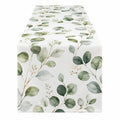 Chemin de Table Feuillage Vert 180 x 35 cm